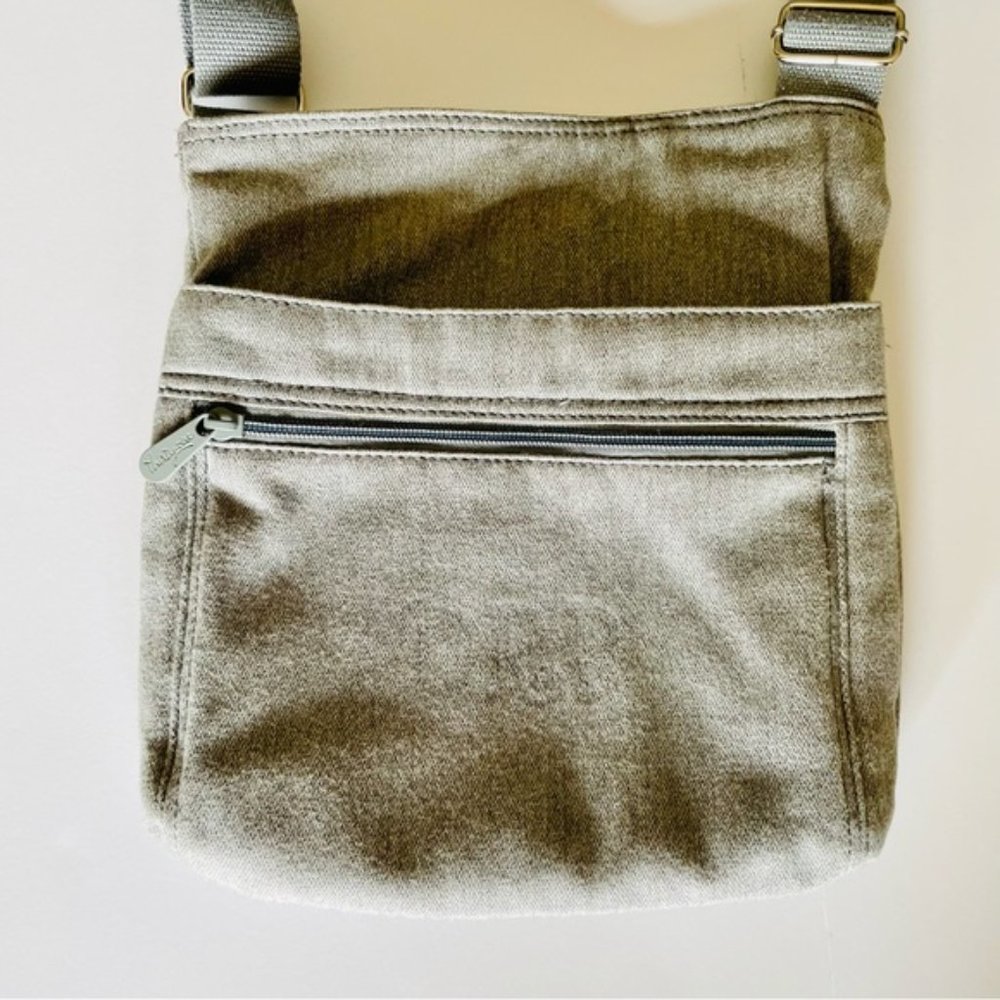 Thirty-One Soft Gray Crossbody Bag - Picture 3 of 4